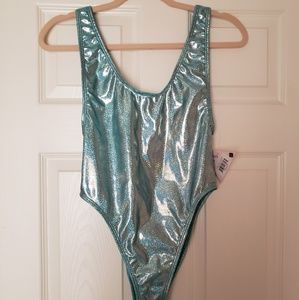 Nwt highcut teal swimsuit